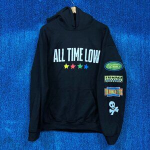 All Time Low Everyones Talking The World Tour Band Hoodie L